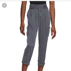 Free people summers over cargo pants.